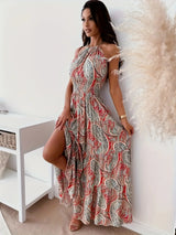 Long Dress High Waist Sleeveless | Vanil Chicy Boutique