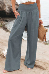 Cotton Hemp High Waist | Twilight Chicy Boutique Dark Gray XXL