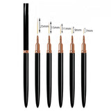 Nail Art Liner Brushes Set Chicy Boutique Black