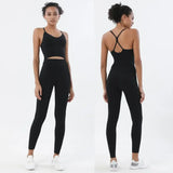 Two Piece Sets leggings | Sculpt Chicy Boutique Black L