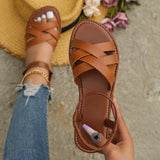 Roman Strap with Non slip Rubber Soles | Moshit Chicy Boutique