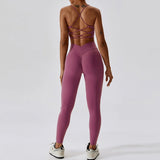 Back Bra High Waist Leggings Suit | Siren Chicy Boutique