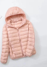 Thin Light Down Jacket | Nordica Chicy Boutique light pink XXXL