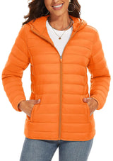 Full Zip Up Hooded Puffer Jacket | Glaciera Chicy Boutique