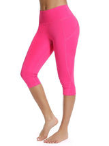 3/4 Female Leggings | Velana Chicy Boutique Rose Red M