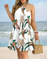 Backless Dress | Noa Chicy Boutique White XXL