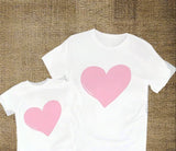 Pink Heart Mommy-Daughter | Wansa Chicy Boutique Pink L