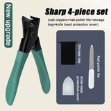 Thick Hard Nail Trimmer | Tami Chicy Boutique 4PCS Green