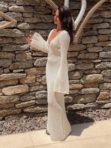 Sexy See-Through Hollow-Out Beach Knitwear | Mermaid Chicy Boutique