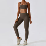 2PCS Push Up Fitness Sport Bra and Leggings Set | Zella Chicy Boutique