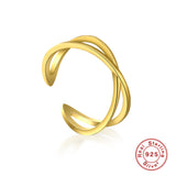 Sterling Silver Cross Ring | Vivian 0 Chicy Boutique Gold