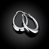 Crescen Silver Earrings | sahara 0 Chicy Boutique B