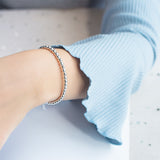 Retro Silver Ball Round Bead Bracelet | Darth 0 Fibobus DropShipping