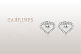Sterling Silver Love Heart Stud Earrings | Silvya 0 Fibobus DropShipping