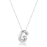 Glossy Letter Copper Pendant | Shimi 0 Fibobus DropShipping G Silvery