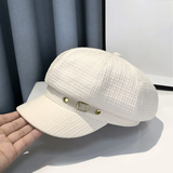 Berets hat | CozyFit Chicy Boutique White 54-58cm
