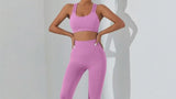 2 pcs Crisscross Back Cami Hip-hugging Tummy Control Leggings | Crisback Chicy Boutique