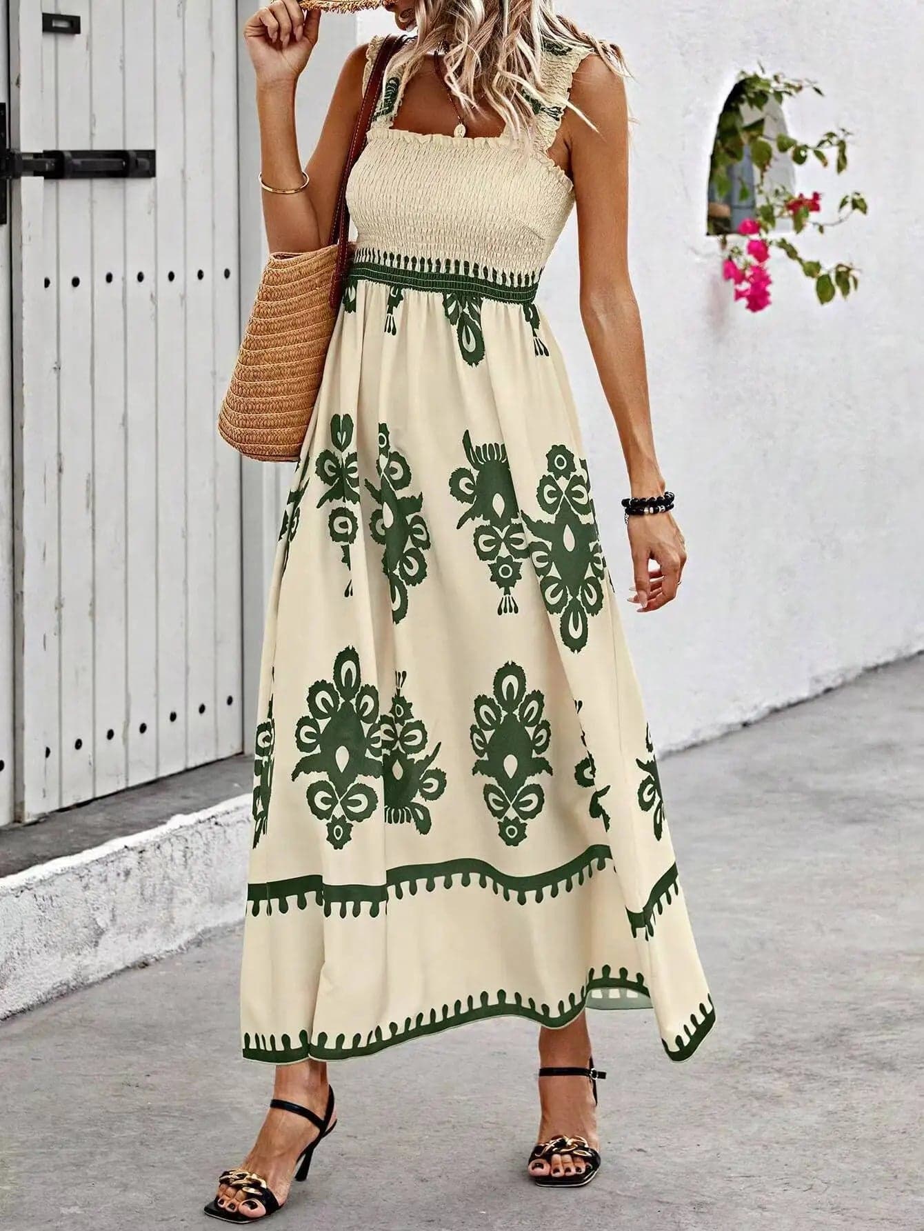 🌴 Summer Strappy Backless Dress  | Beach