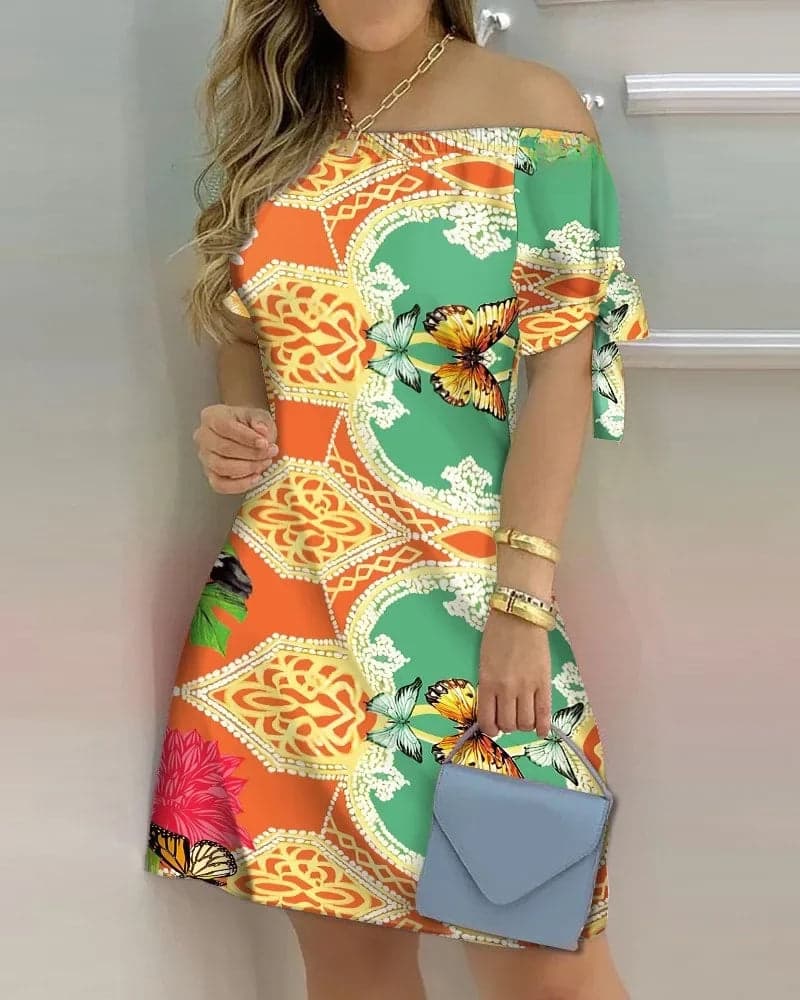 Colorful Stripes Dress | Muki
