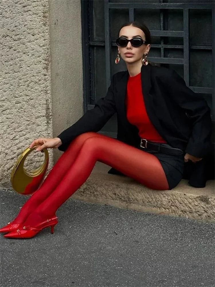 Ultra-Slim High Elastic Leggings – Perfect Fit for All Seasons ❤️ | Zevira