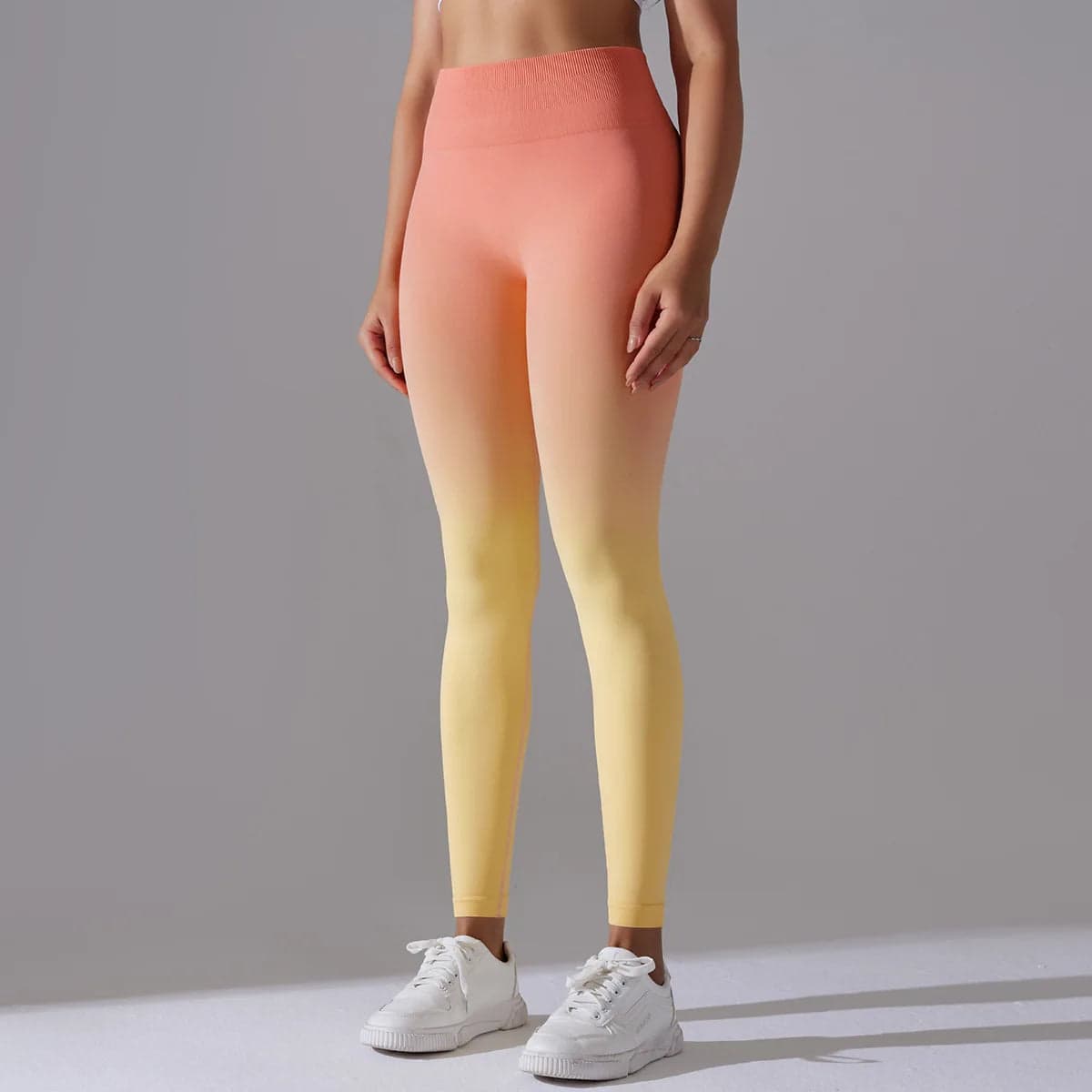 Lycra High Waisted Hip Lifting Leggings | Colorful