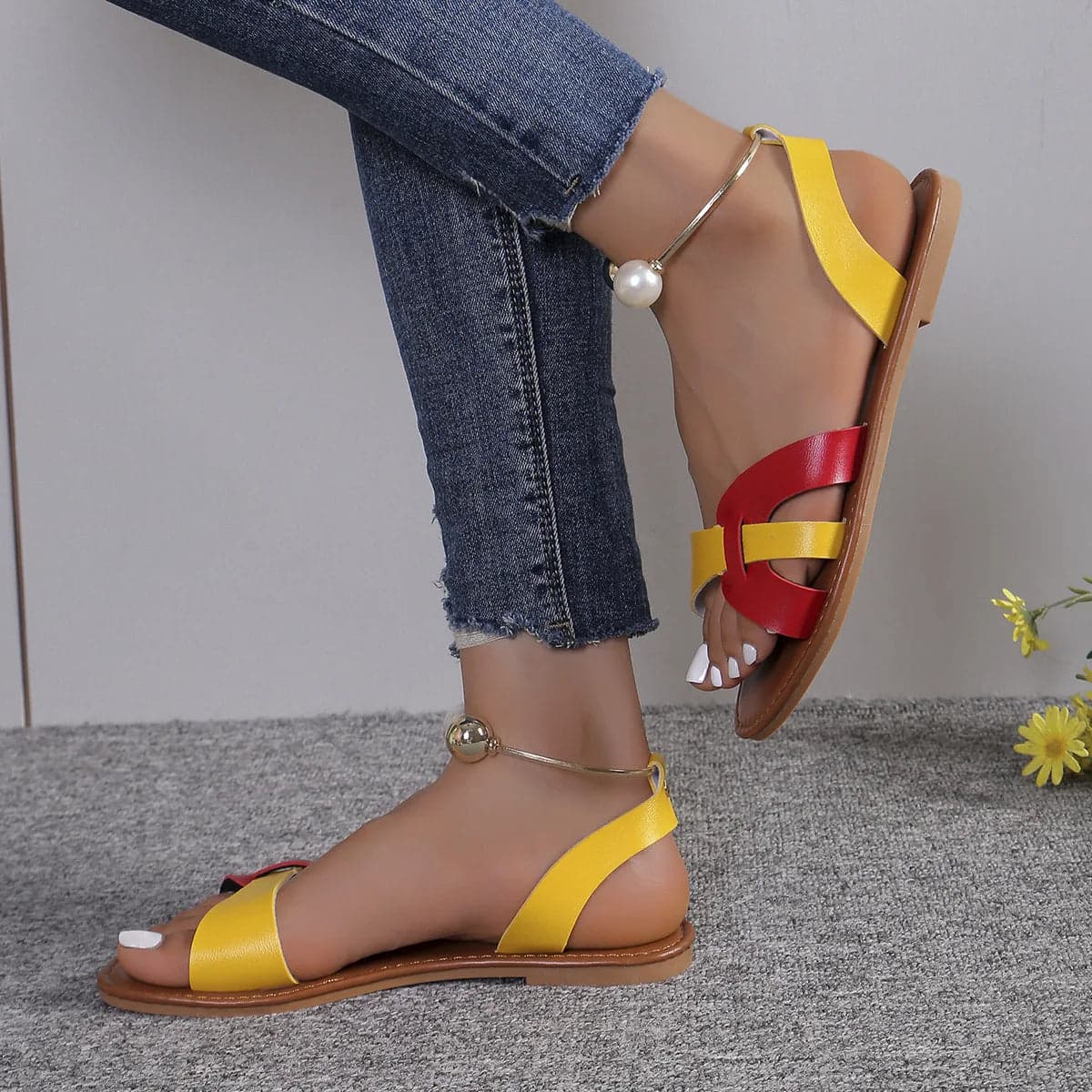 Slip on Colorful Sandals | Merav