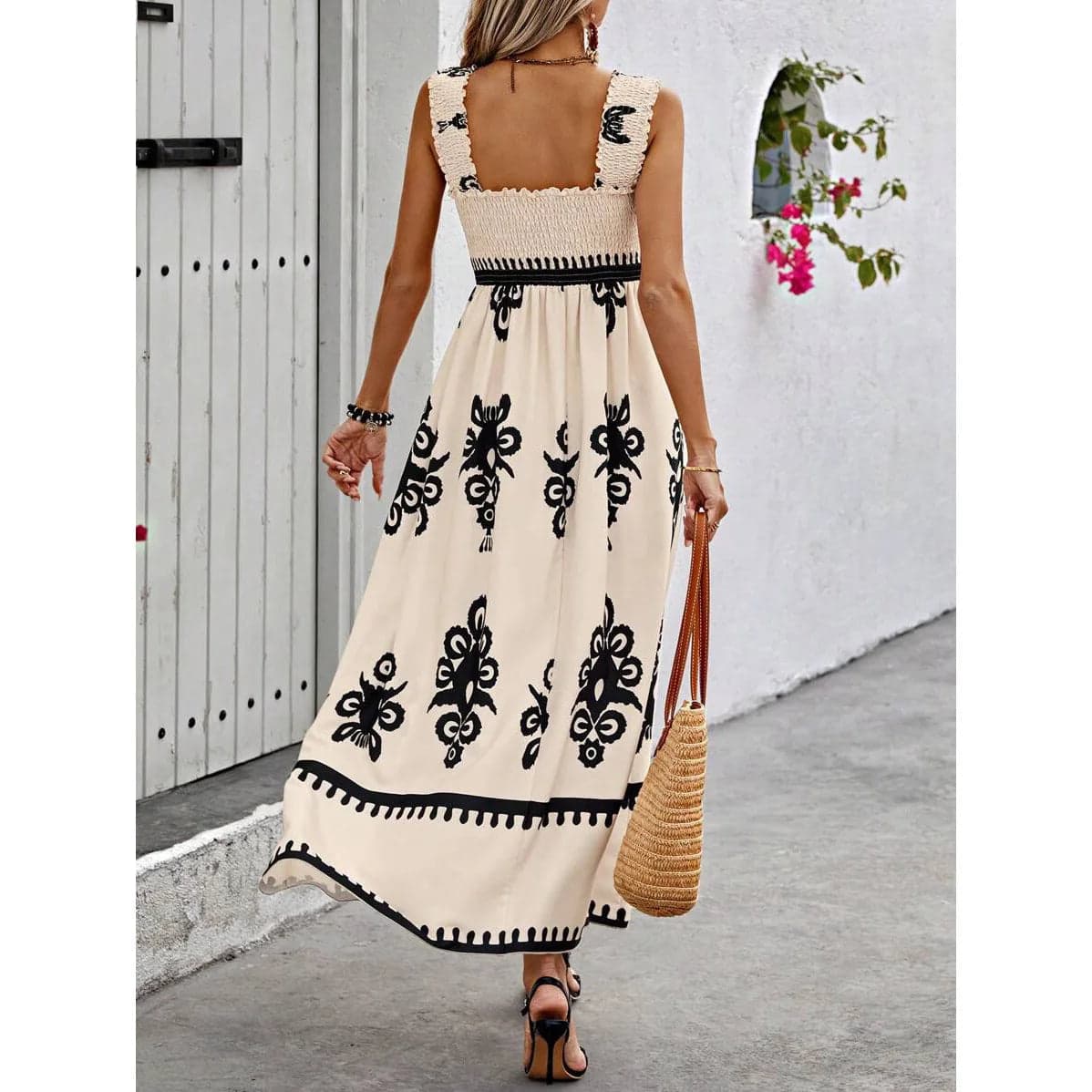 🌴 Summer Strappy Backless Dress  | Beach