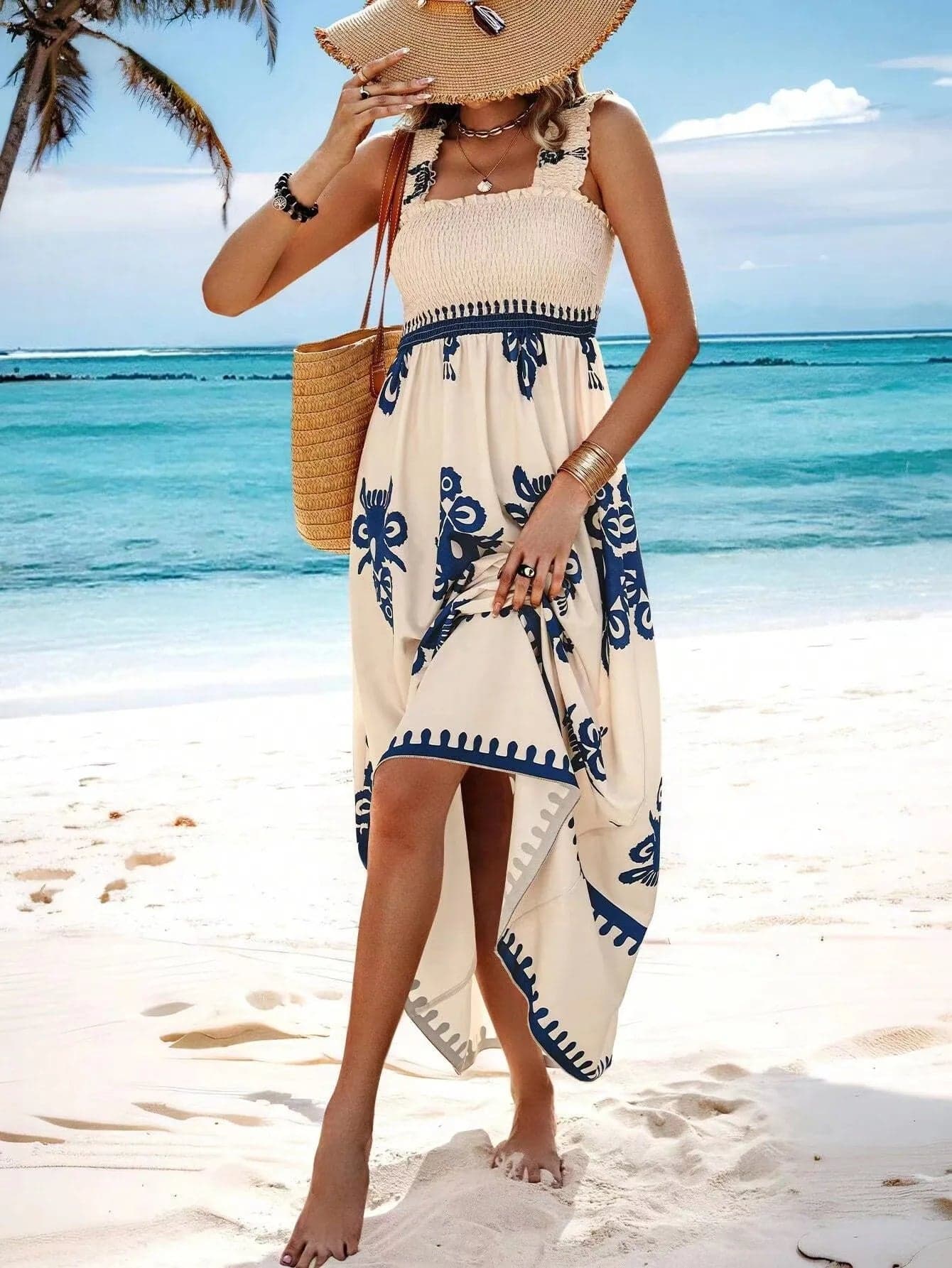 🌴 Summer Strappy Backless Dress  | Beach