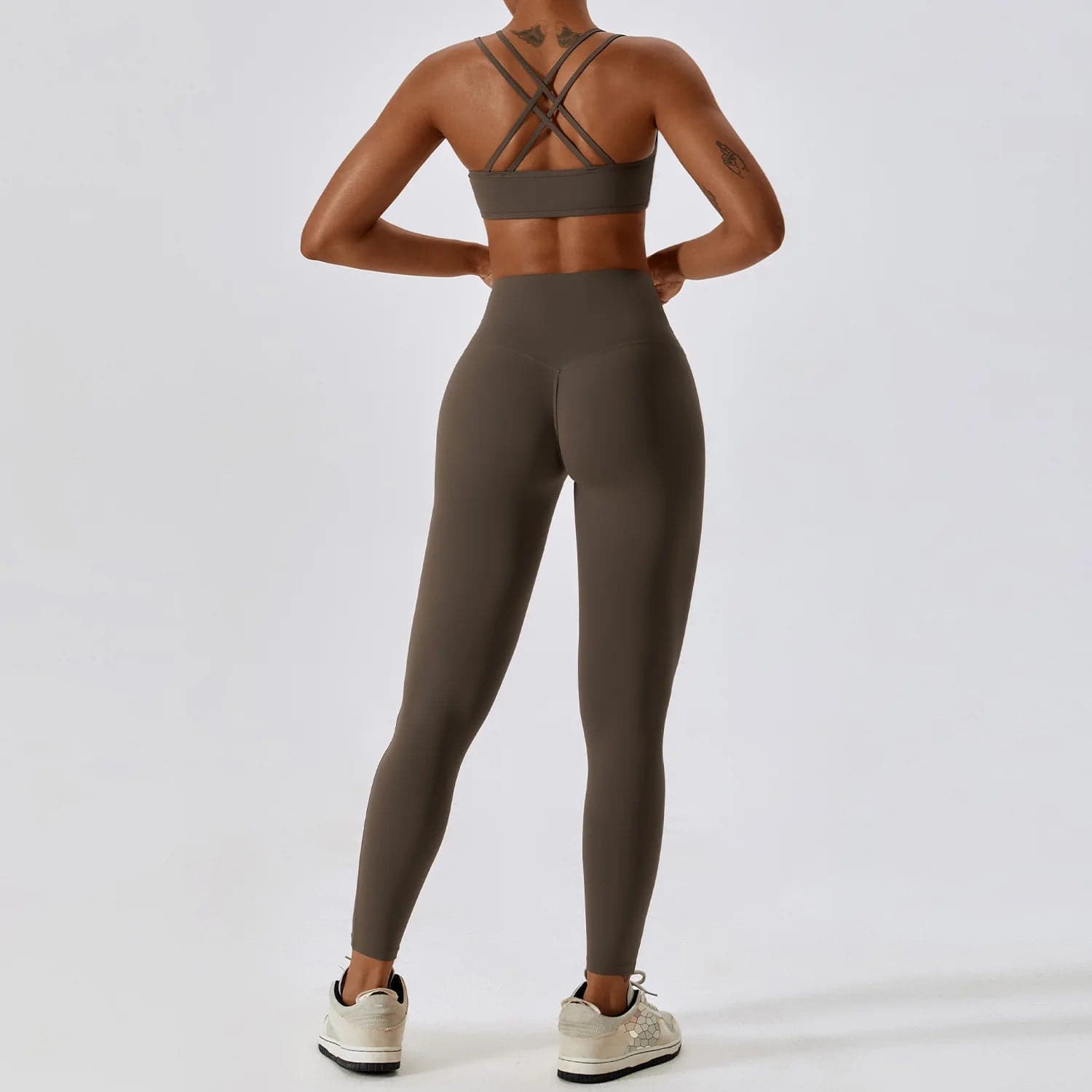 2PCS Push Up Fitness Sport Bra and Leggings Set | Zella