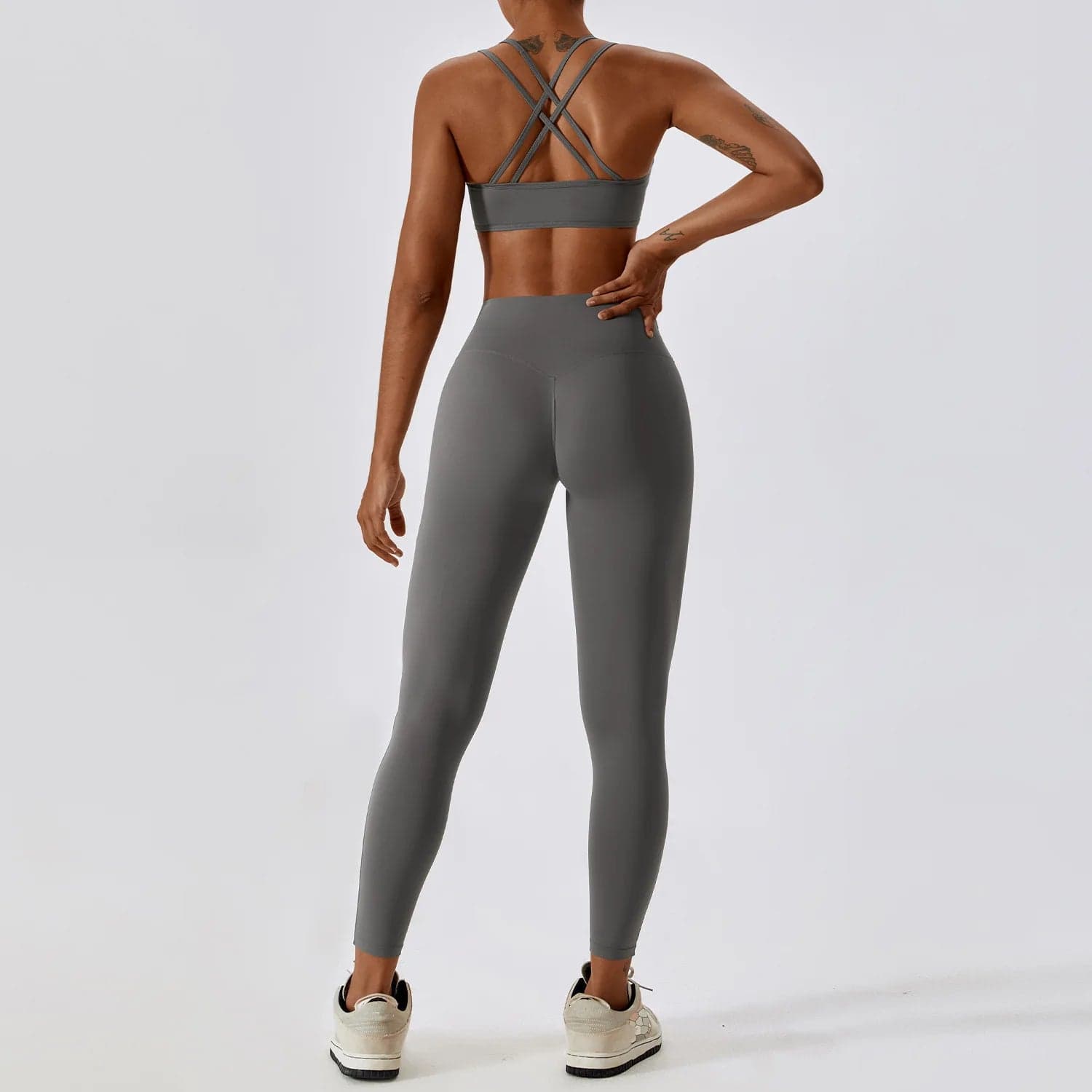 2PCS Push Up Fitness Sport Bra and Leggings Set | Zella