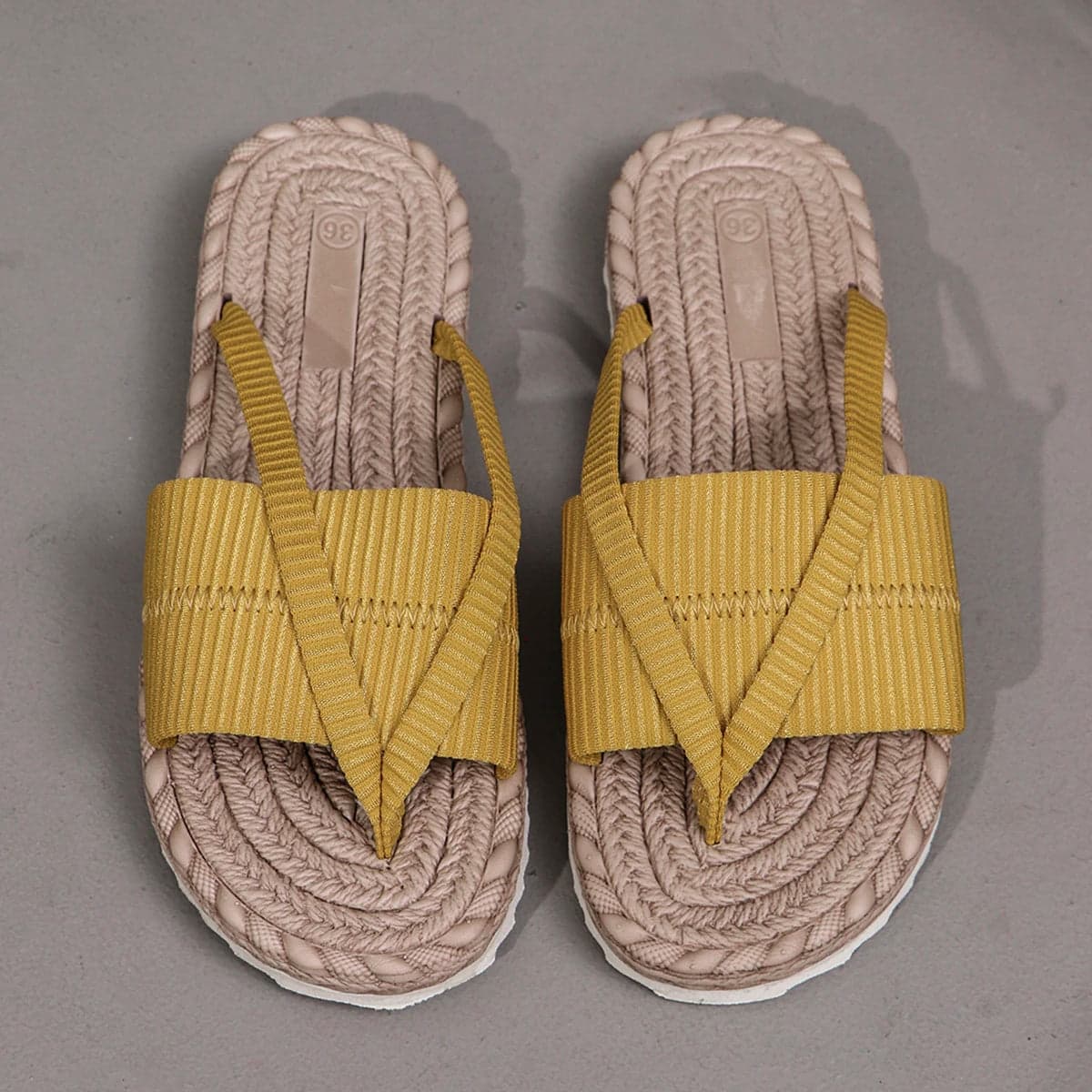 Cross Flat with A Word Beach Slippers | Secret