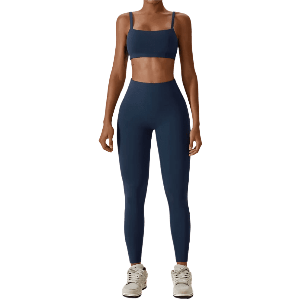 2PCS Push Up Fitness Sport Bra and Leggings Set | Zella