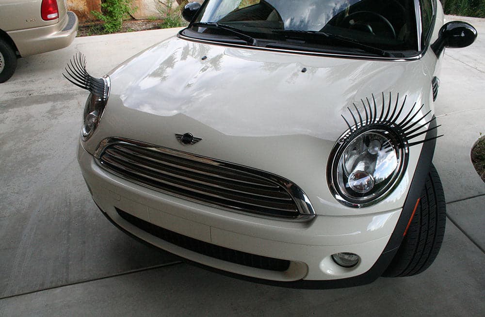 Car Eyelashes + Crystal Eyeliner Set