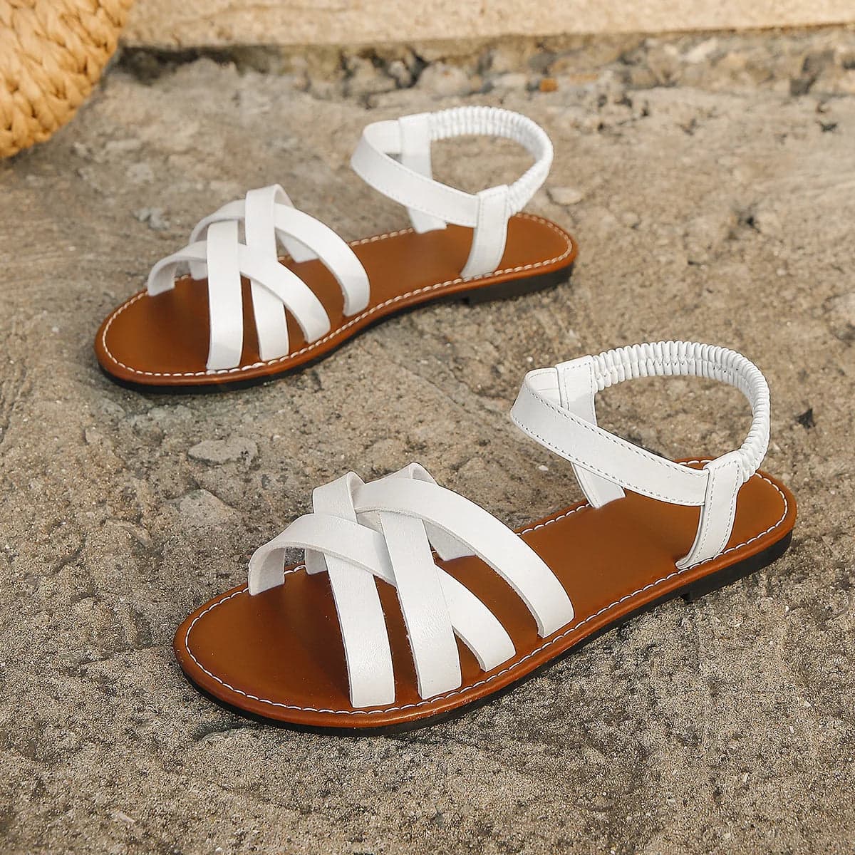 Roman Strap with Non slip Rubber Soles | Moshit
