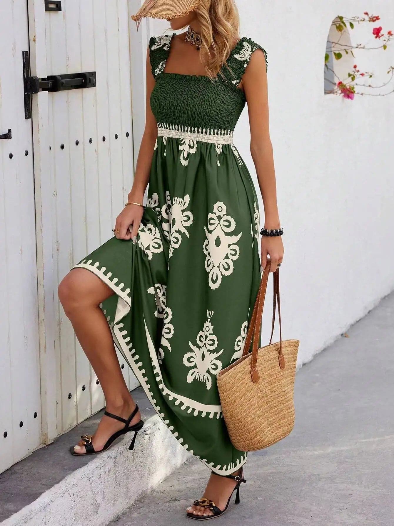 🌴 Summer Strappy Backless Dress  | Beach