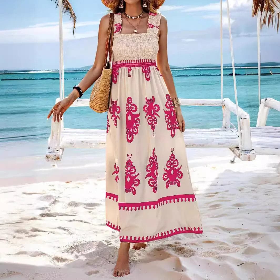 🌴 Summer Strappy Backless Dress  | Beach