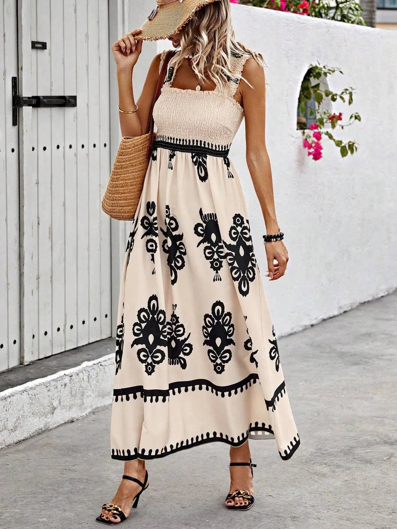 🌴 Summer Strappy Backless Dress  | Beach