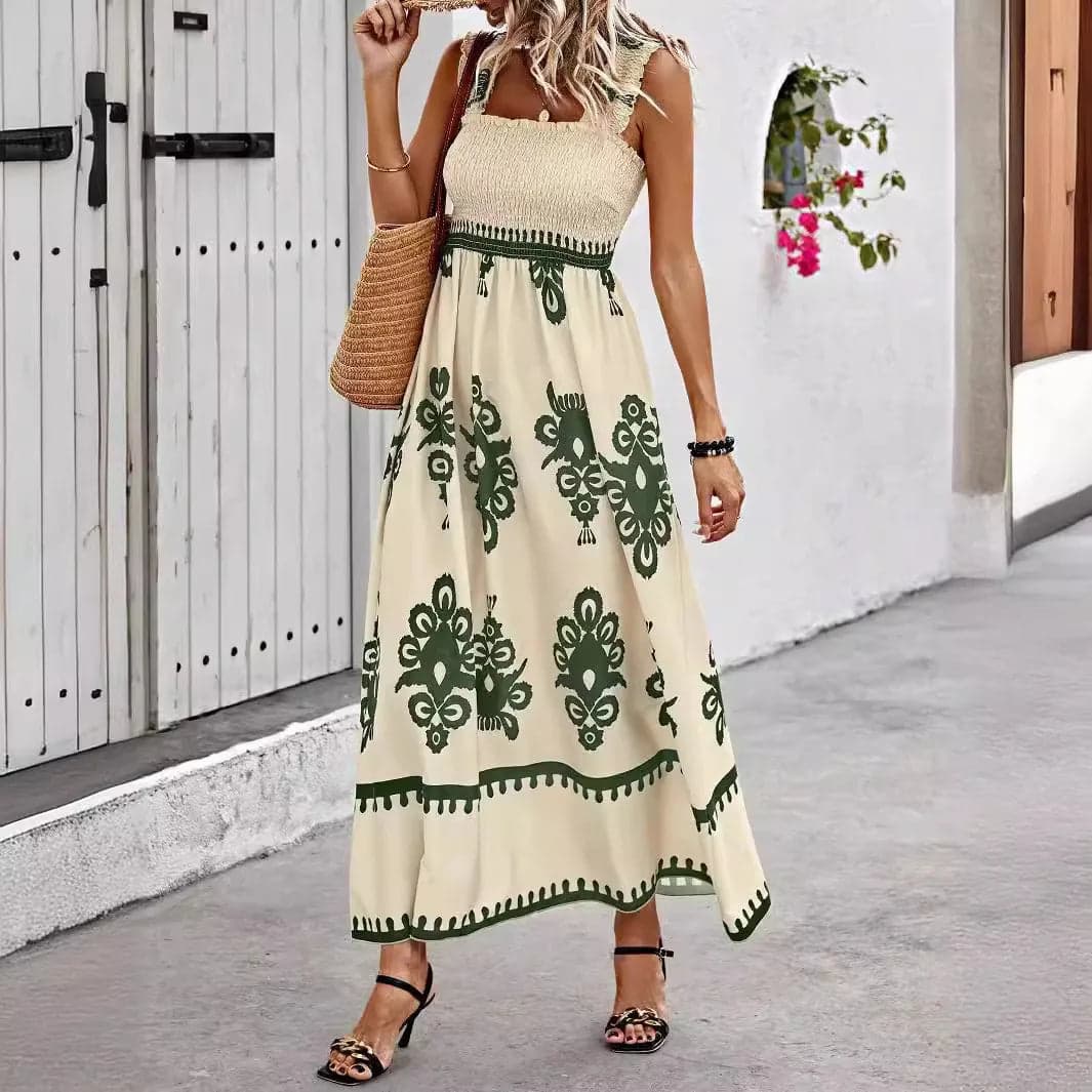 🌴 Summer Strappy Backless Dress  | Beach