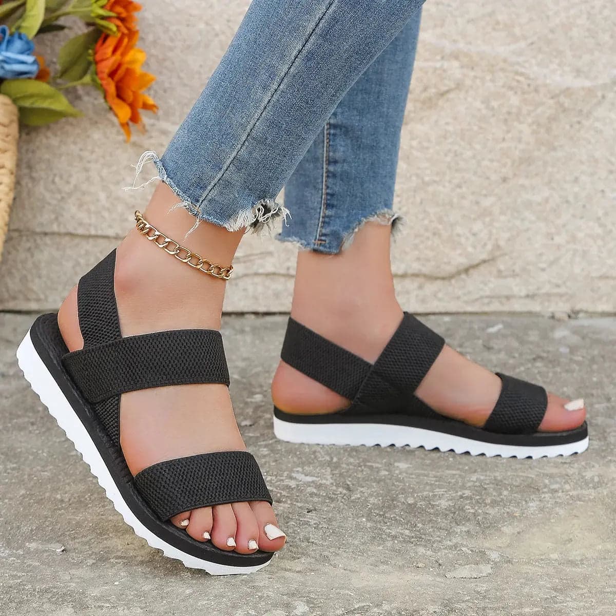 Anti-Slip Wear Comfortable Flat Sandals | Sequoia