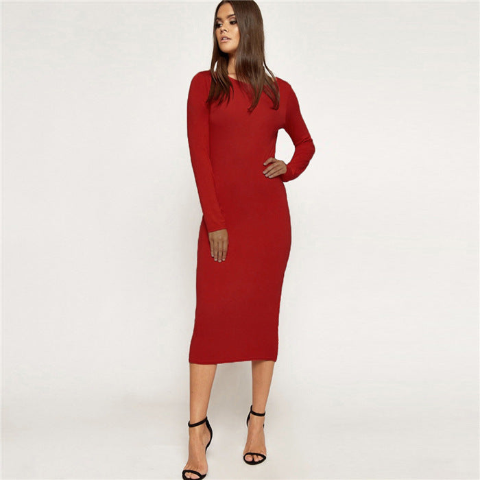 Straight Slim Women's Dress - Chicy Boutique