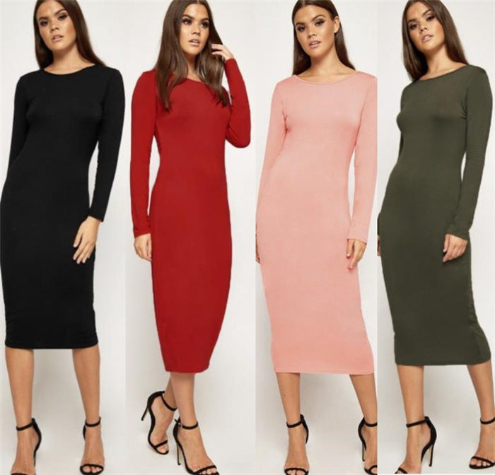 Straight Slim Women's Dress - Chicy Boutique