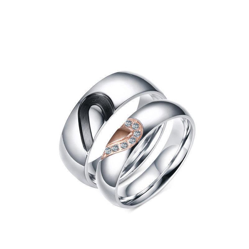 Stainless steel couple ring | Nuni