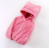 Cotton baby care hooded bath towel - Chicy Boutique