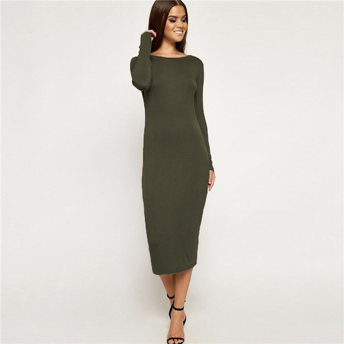 Straight Slim Women's Dress - Chicy Boutique