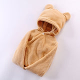 Cotton baby care hooded bath towel - Chicy Boutique