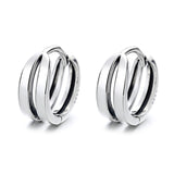 Hollow Ear Buckle Cold Wind Design Earrings