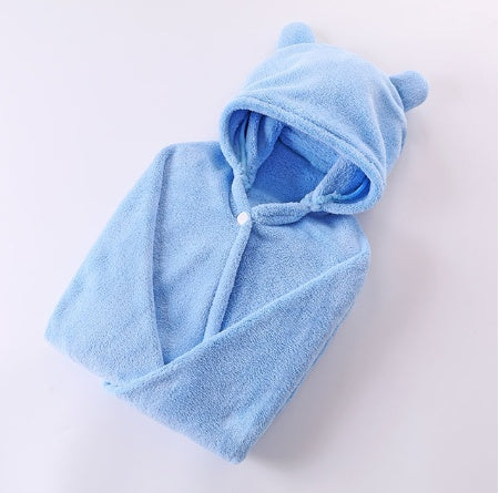 Cotton baby care hooded bath towel - Chicy Boutique