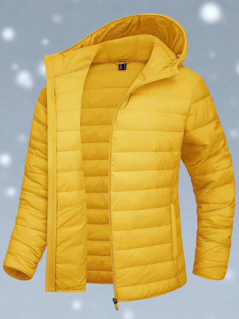 Full Zip Up Hooded Puffer Jacket | Glaciera