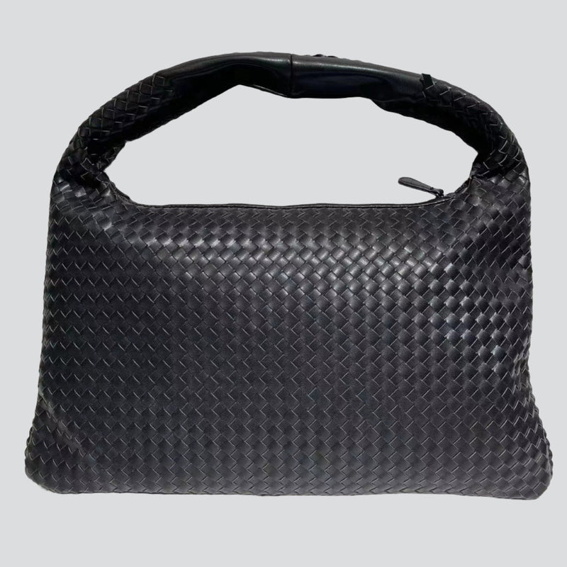 Leather Women's Woven Satchel - Chicy Boutique