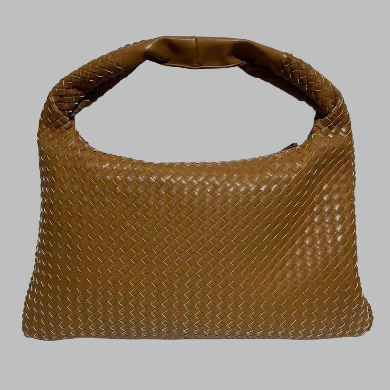 Leather Women's Woven Satchel - Chicy Boutique